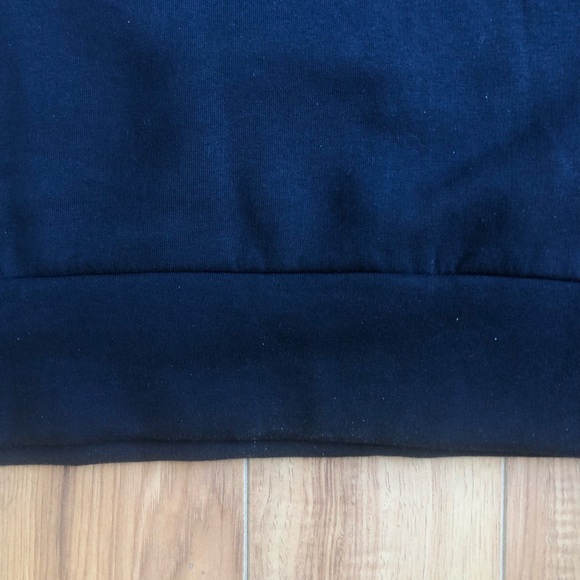 ADIDAS Men’s Black Sweatshirt with Three White Stripes - Picture 5 of 5